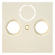 Накладка для телевизионной розетки TV-SAT ABB Basic 55 слоновая кость (1743-92-507)