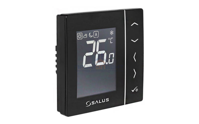 Термостат комнатный SALUS Controls EXPERT NSB - VS35B (встраиваемый, регулировка 5-35°C, 230В)