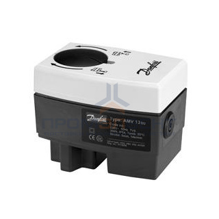 Электропривод ротационный Danfoss AMV 13 (230В, с возвратной пружиной, для клапанов Ду 15-25 мм)