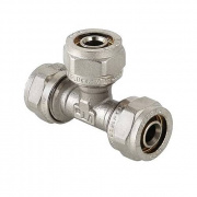 Тройник переходной VALTEC VTm.331 - 26 x 16 x 20 (винтовой, для металлопластиковых труб)