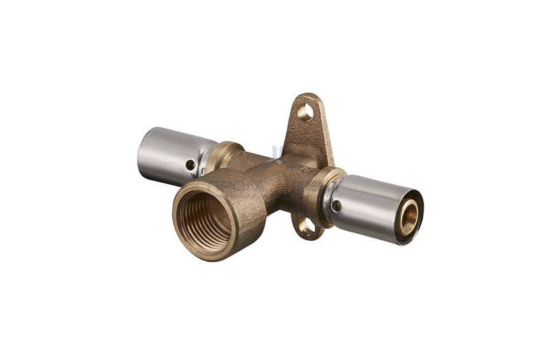 Тройник с внутренней резьбой и креплением удлиненный Oventrop Cofit P - 16x2.0 x 1/2