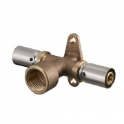 Тройник с внутренней резьбой и креплением удлиненный Oventrop Cofit P - 20x2.5 x 1/2" (прессовой)