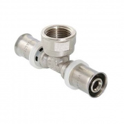 Тройник с переходом на внутреннюю резьбу VALTEC VTm.232 - 20 x 3/4" (прессовой, для металлопл.труб)