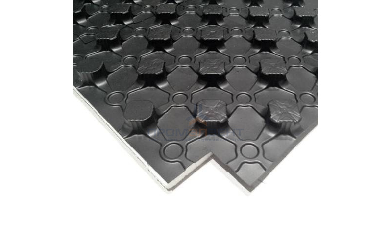 Мат для фиксации труб теплого пола ЭКОПОЛ 20 - 1100x800x38 мм (с бобышками)