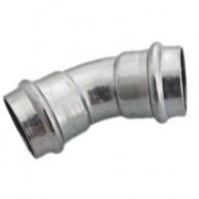 Отвод 45° Conex Banninger PC 5041 - 54 (оцинкованная сталь)