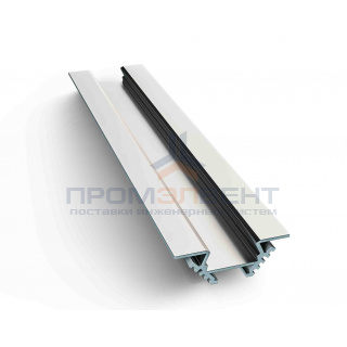 08-03-01 Профиль алюминиевый угловой накладной для светодиодной ленты, анодированный, серебро, 2 м. (3014)