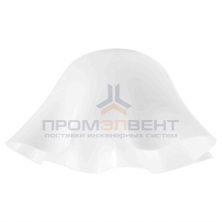 16-36 Плафон белый, пластиковый, под патрон Е27, O280х140мм.