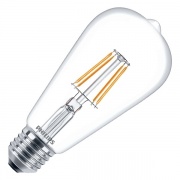 Лампа филаментная светодиодная Philips LED Filament ST64 7,5W (70W) 2700K 806lm E27 230V теплый свет