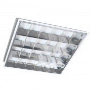 Встраиваемый растровый светильник ЛВО418 D ECP 4х18 Вт ЭПРА 595х595мм