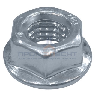 Гайка с насечкой, препятствующей откручиванию М12 оцинкованная DKC
