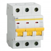 Автоматический выключатель ВА47-29 3Р 25А 4,5кА характеристика В ИЭК (автомат)