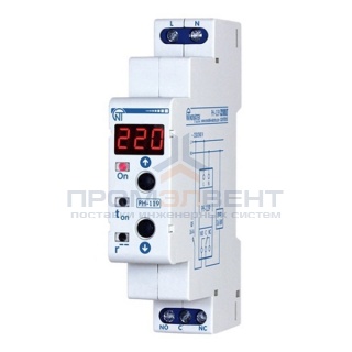 Однофазное реле контроля напряжения РН-119 16А на DIN-рейку