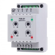Реле времени РЭВ-201-2 0-10мин, 0-10с 220В на DIN-рейку